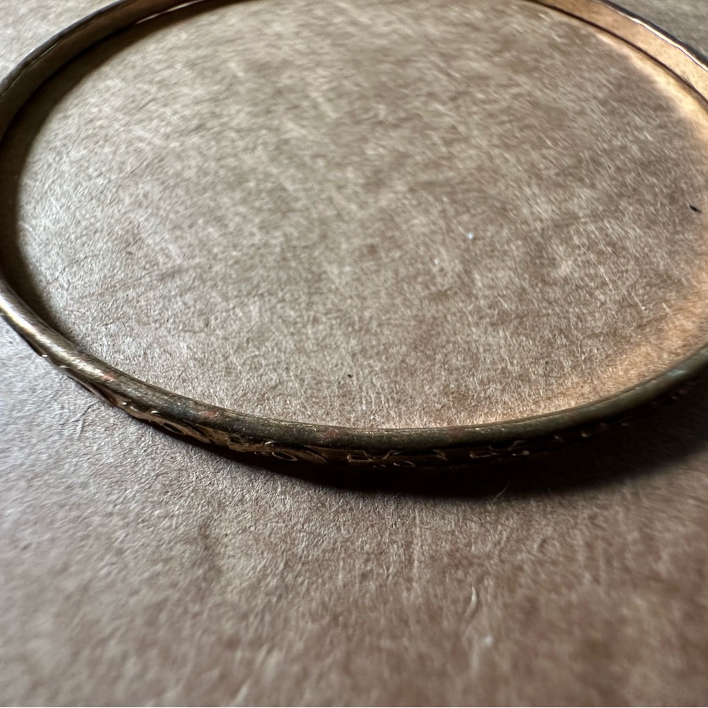 Gold Bangle Bracelet
